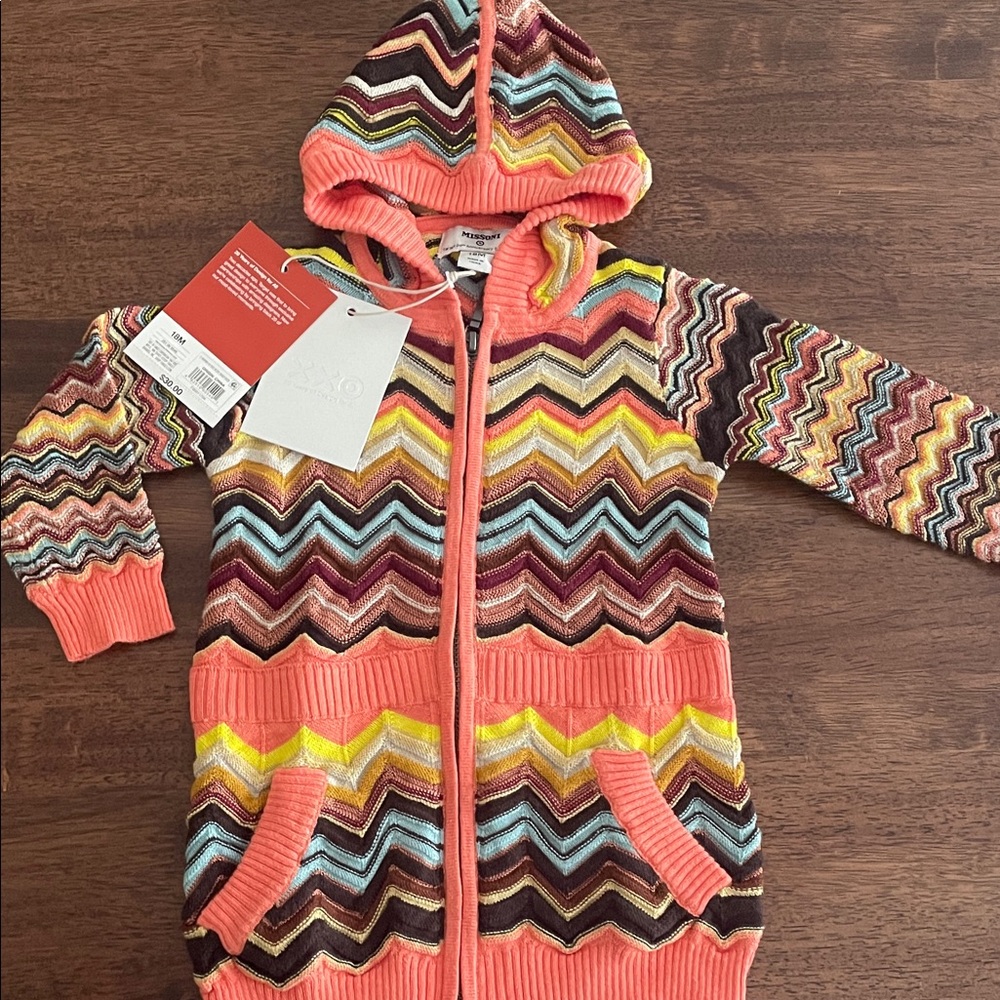 Missoni for Target Kids Zigzag Sweater NWT